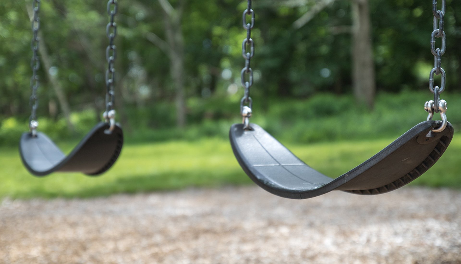 monkey bars and rings at the jungle gym playground